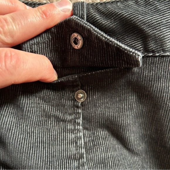 BDG Urban Outfitters Black Denim Button-Front Mini Skirt NWT Size 4 - Picture 7 of 8